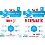 Nartest Yayınevi 8. Sınıf (Mavi Seri) Türkçe Matematik LGS Deneme Seti