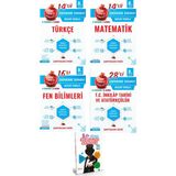 Nartest Yayınevi 8. Sınıf Nar Tanesi Deneme Sınavı Seti (T-M-F-I) + 15 Deneme
