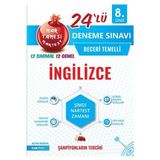 Nartest Yayınevi 8. Sınıf Nar Tanesi İngilizce 24 Deneme Sınavı - 2020