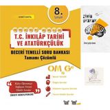 Nartest Yayınevi 8.sınıf Omg Inkılap Beceri Temelli Soru BANKASI+ZİHİNDENEME-NT-719
