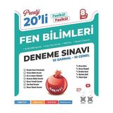 Nartest Yayınevi 8. Sınıf Prestij Fen Bilimleri 20 Deneme Sınavı