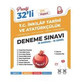 Nartest Yayınevi 8. Sınıf Prestij T.c. İnkılap Tarihi Ve Atatürkçülük 32 Deneme Sınavı