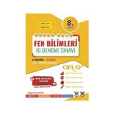 Nartest Yayınevi 8. Sınıf Sarı Beyaz Omage Gold Fen Bilimleri 16 Deneme Sınavı