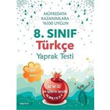 Nartest Yayınevi 8. Sınıf Türkçe Yaprak Test- Yeni Müfredat