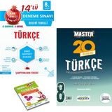 Nartest Yayınevi LGS 8. Sınıf Türkçe 14 Deneme ve Okyanus Master 20 Türkçe Denemesi + Yerim Seni LGS Türkçe