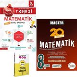 Nartest Yayınevi Nar Tanesi 8. Sınıf Matematik Altın Sorular ve Okyanus Master 20 Matematik Deneme + Çıkmış Sorular