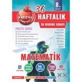 Nartest Yayınevi Nartest 8. Sınıf Haftalık Matematik Denemeleri Nartest Yayınları