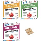 Nartest Yayınevi Nartest Lgs 8. Sınıf Prestij 32LI Inkılap Din ve Ingilizce Denemeleri + Telefon Standı