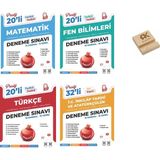 Nartest Yayınevi Nartest Lgs 8. Sınıf Prestij Matematik Fen Türkçe ve Inkılap 4lü Deneme Seti ve Telefon Standı