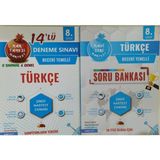 Nartest Yayınevi Yayınevi 8. Sınıf Mavi Türkçe Soru Bankası+Türkçe Deneme