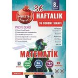 Nartest Yayınları 8. Sınıf Haftalık Matematik Denemeleri Ciltli Kitap 2024 Yılı İçin Özel