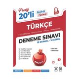 Nartest Yayınları 8.Sınıf Nartest Prestij Türkçe 20 Li Deneme Sınavı / Fasikül Fasikül - Yeni Güncel