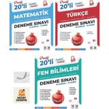 Nartest Yayınları 8.Sınıf Prestij Matematik Türkçe Fen Bilimleri Deneme(3 Kitap)