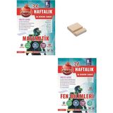 Nartest Yayınları Lgs 8. Sınıf Prestij Serisi Haftalık Matematik ve Fen Bilimleri Deneme Seti + Telefon Tutucu