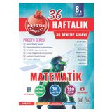 Nartest Yayınları Nartest 8. Sınıf Haftalık Matematik Denemeleri (Prestij Serisi)