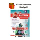 Nartest Yayınları Nartest 8.Sınıf LGS Fen Bilimleri 36 Haftalık Deneme +1 LGS Deneme Hediyeli
