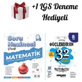 Nartest Yayınları Nartest 8.sınıf (Lgs) Matematik Prestij Soru Hazinesi, Ankara 32 Haftalık Deneme + 1 Deneme Hediyeli