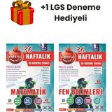 Nartest Yayınları Nartest 8.sınıf Lgs Matematik ve Fen Bilimleri 36 Haftalık Deneme (2 Kitap) +1 Lgs Deneme Hediyeli
