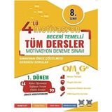 Nartest Yayınları Omage 8. Sınıf Tüm Dersler 1. Dönem Motivasyon Gold 4 Lü Kamp Denemesi Omage Yayınları - Tekil Ürün