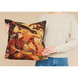 Naruto And Kurama Devil Desenli Kare Yastık Kılıfı - 43 x 43