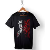 Naruto Fox Two Face Pranav Patel Erkek Tişört - Siyah - XL