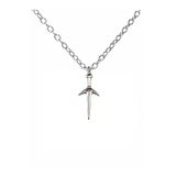 Naruto Kunai Figürlü İtachi & Sasuke Temalı Unisex Kolye – 60 Cm Zincirli Anime Takı