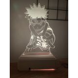 Naruto Uzumaki 3D 16 Renk Gece Lambası