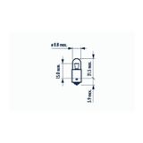 NARVA CF 17131 12V 4W 53 AMPUL