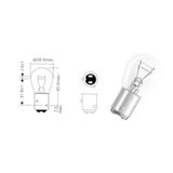 NARVA CJ 17881 12V 21 / 4W 1016 Y.T. AMPUL