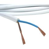 Nas 100 Metre 2 x 1.5 mm Cca Ttr Çok Telli Elektrik Kablosu - Beyaz