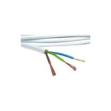 Nas 100 Metre 3 X1.5 mm Cca Çok Telli Elektrik Kablosu - Beyaz