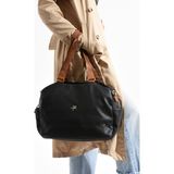 Nas Bag 1401 Kadın Omuz Çantası Kol Çantası El Çantası Çapraz Çanta - One Size - Siyah - Taba
