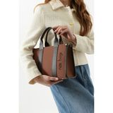 Nas Bag 1418 Kadın Omuz Çantası Kol Çantası El Çantası Çapraz Çanta - One Size - Taba - Kahverengi