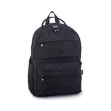 Nas Bag Extra Hafif Su Geçirmez Çok Gözlü Waterproof Unisex Sırt Çantası 30x40 Cm Siyah