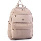 Nas Bag Extra Hafif Su Geçirmez Çok Gözlü (Waterproof) Unisex Sırt Çantası 30X40 cm Vizon - 30 x 40 cm