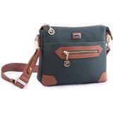 Nas Bag Kadın Postacı Çapraz Çanta Yeşil Taba Karaca (En 25 cm ;boy 22 cm ) - 3C3-Yeşil