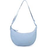 Nas Bag Ultra Hafif Kadın Spor Günlük Nas Bag Minimalist Günlük Ayarlanabilir Askılı Mini Hobo Çanta (En 25 cm ;boy 22 cm ) Mavi