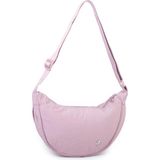 Nas Bag Ultra Hafif Kadın Spor Günlük Nas Bag Minimalist Günlük Ayarlanabilir Askılı Mini Hobo Çanta (En 25 cm ;boy 22 cm ) Pudra