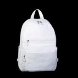 Nas Bag Unisex Büyük Boy Çok Gözlü Su Geçirmez Sırt Çantası Beyaz