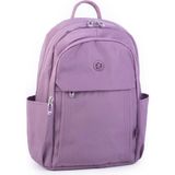 Nas Bag Unisex Büyük Boy Su Geçirmez Çok Gözlü Extra Hafif Sportif Sırt Çantası Mor