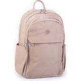 Nas Bag Unisex Büyük Boy Su Geçirmez Çok Gözlü Extra Hafif Sportif Sırt Çantası Vizon