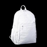 Nas Bag Unisex Büyük Boy Su Geçirmez Waterproof Hafif Sırt Çantası Çok Gözlü Beyaz