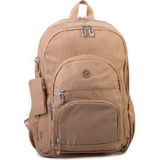 Nas Bag Unisex Hafif Büyük Boy Okul Çantası ve Spor Çantası Çok Gözlü Kum