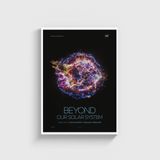 NASA – Beyond Our Solar System v2 Tablo Çerçeveli Poster Duvar Dekorasyonu - 30 x 40 - Beyaz Çerçeveli