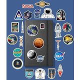 Nasa Uzay Sticker Paketi/Bullet Journal Defter Çıkartma Ajanda Laptop Etiket