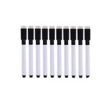 NaSaDAN 10 Adet Manyetik Tahta Kalemi Silgili Beyaz Tahta Kalemi Magnetli Dry Erase Marker Ofis Okul Öğretmen Kalemi