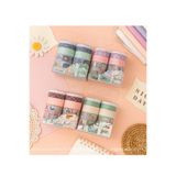 NaSaDAN 10’lu Washi Tape Seti – Dekoratif Renkli Kağıt Bant Defter – Hediye Paketleme İçin (SEÇENEKLİ)