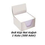 NaSaDAN 500 Adet 8x8 Küp Not Kağıdı Bloknot