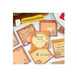 NaSaDAN Capybara Postit Yapışkan Not Kağıdı 50 Yaprak – Kapibara Sevimli Tasarım, Pratik Kullanım