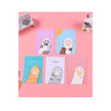 NaSaDAN Kedi Pati Not Kağıdı Postit Tekli - Kawaii 30 Yaprak Sevimli Memo Pad Yapışkanlı Notluk Kırtasiye